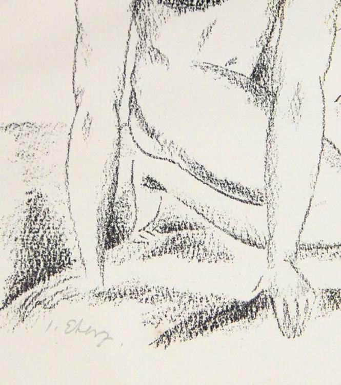 Kneeling Male Nude - Image 3 of 3