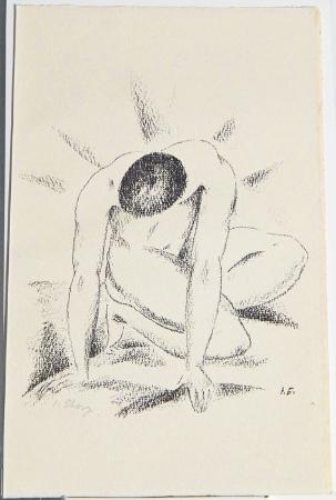 Kneeling Male Nude - Image 1 of 3