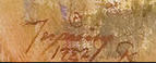 The Red Man (1982) - auctioned 04/10/2010 - Howard A Terpning signature example for authentication verification from auction lot 1617288