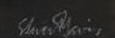 MURAL DETAIL STUDY NO. 1 (1954) - auctioned 12/02/2010 - Stuart Davis signature example for authentication verification from auction lot 1811172