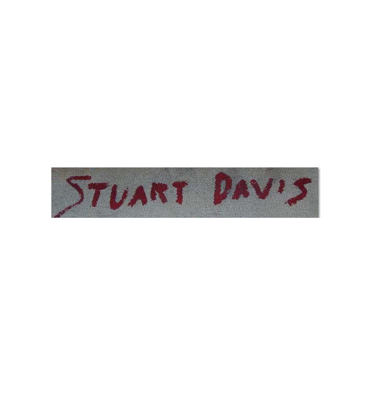 Artist signature - Stuart Davis signature example for authentication verification