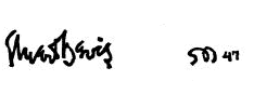 Artist signature - Stuart Davis signature example for authentication verification