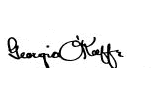 Artist signature - Georgia Totto O'Keeffe signature example for authentication verification