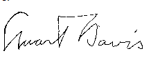 Artist signature - Stuart Davis signature example for authentication verification