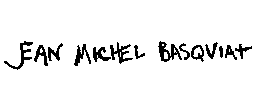 Artist signature - Jean-Michel Basquiat signature example for authentication verification