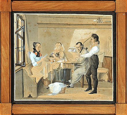 Sample artwork by Johann Michael Voltz (1784 - 1858), known for painting, graphic art, drawing, political cartoons, etching, history, battle scenes - View similar artists and auction records