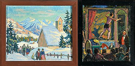 Kirchgang im Winter