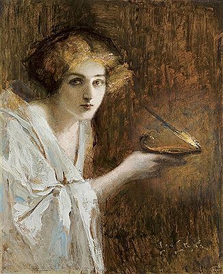 LIGIA WITH TORCH, 1904-1912