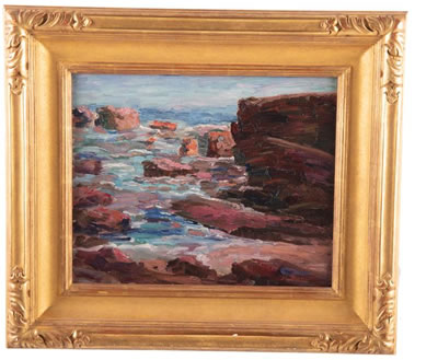 "RED ROCKS SEASCAPE, LAGUNA"