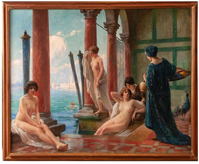 "BATHERS" by Paul Jean Louis Gervais - Auction record, sale price, and art valuation. Compare with similar artists and explore comparable artworks.
