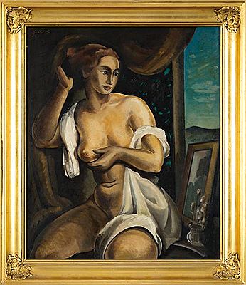 After bath by Karel Jilek - Auction record, sale price, and art valuation. Compare with similar artists and explore comparable artworks.