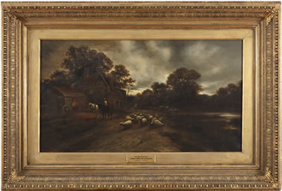 At the Farriers, evening by James Walter Gozzard - Auction record, sale price, and art valuation. Compare with similar artists and explore comparable artworks.