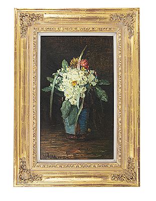 Spring Flowers by James Campbell Noble - Auction record, sale price, and art valuation. Compare with similar artists and explore comparable artworks.