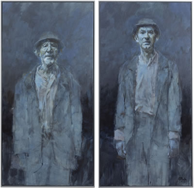 Didi and Gogo by Cian McLoughlin - Auction record, sale price, and art valuation. Compare with similar artists and explore comparable artworks.
