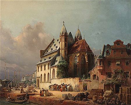 'St. Leonhard's Kirche in Frankfurt am Main ' by Michael Neher - Auction record, sale price, and art valuation. Compare with similar artists and explore comparable artworks.