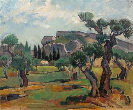 View of the Sainte-Victoire mountain