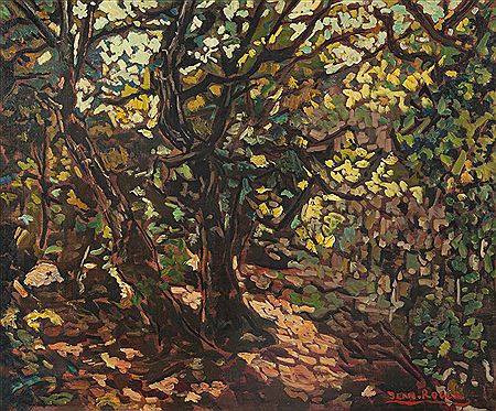 Pathway thru the trees