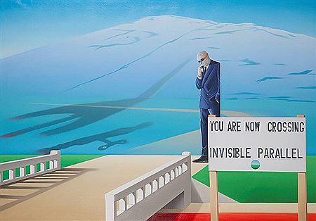 Sample artwork by Juan Cuellar (Born 1967), known for painting - View similar artists and auction records