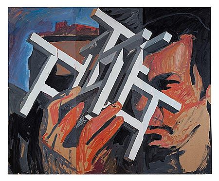 Untitled (JR con ruso de tizas), 2002