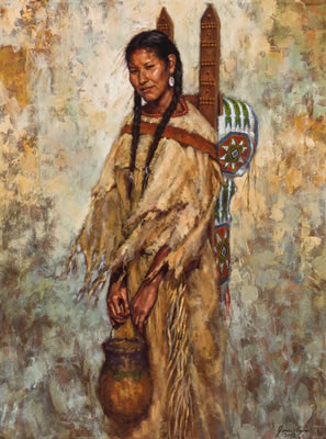 Indian Woman Standing (desc)