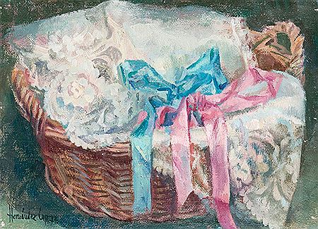 "Cesta con flores"