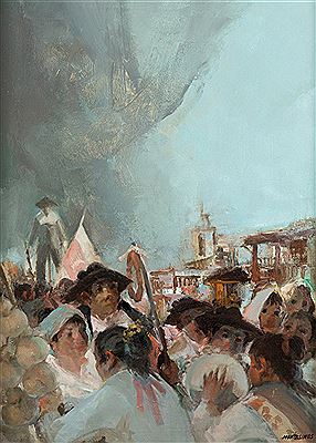 Sample artwork by Juan Montesinos Maldonado (1914 - 1978), known for painting - View similar artists and auction records