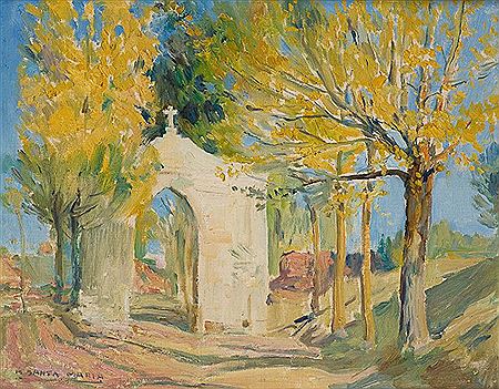 "Paisaje con ermita"