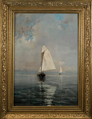 "MARINA CON VELEROS", 1887