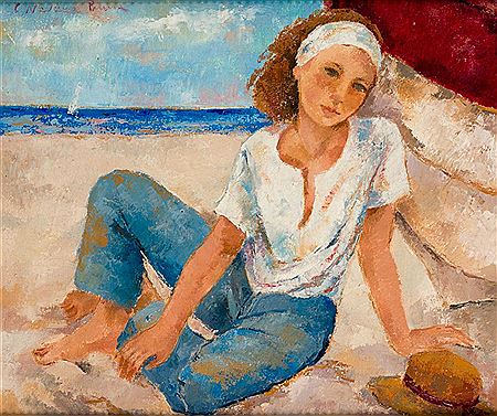 Woman in the beach