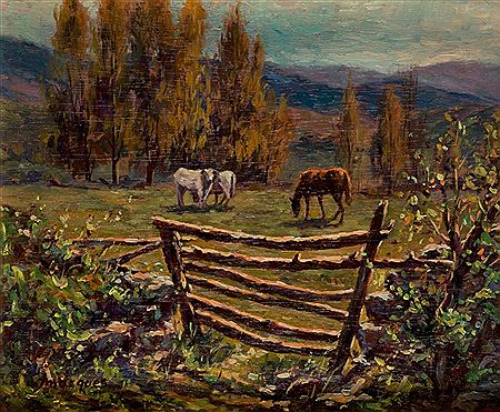 "Grazing in Valsain"