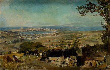 "Vista de la Coruña"