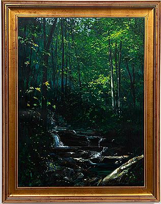 Highland Cascade, VII by William Jameson - Auction record, sale price, and art valuation. Compare with similar artists and explore comparable artworks.