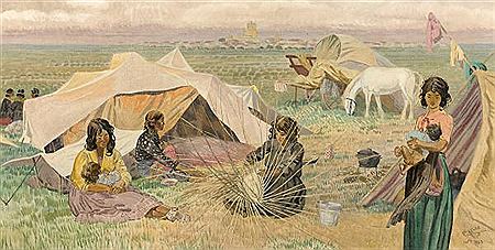 Vanneuses en Camargues by Leopold Lelee - Auction record, sale price, and art valuation. Compare with similar artists and explore comparable artworks.