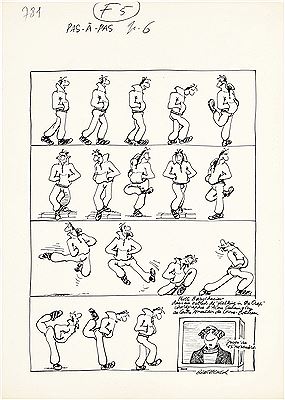 Sample artwork by Claire Bretecher (1940 - 2020), known for satirical french cartoons, comic strips, social commentary - View similar artists and auction records