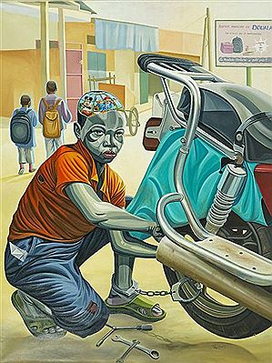 Childhood stolen 1993 A03 "I too have dreams" by William Tagne Njepe Twilliam - Auction record, sale price, and art valuation. Compare with similar artists and explore comparable artworks.