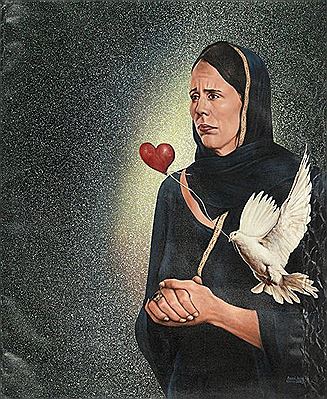 Sample artwork by Amani Bodo (Born 1988), known for painting - View similar artists and auction records