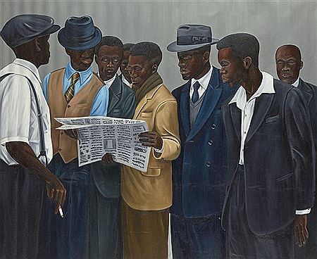 Sample artwork by Luzamba Zemba (Born 1973), known for painting - View similar artists and auction records