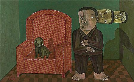 Sample artwork by Salah El-Mur (Born 1966), known for painting - View similar artists and auction records