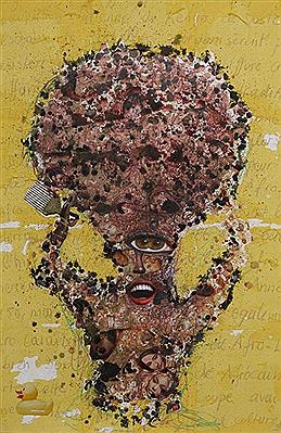 Sample artwork by Steve Bandoma (Born 1981), known for mixed media and collage - View similar artists and auction records