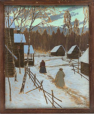 Sample artwork by Alexander Stepanovich Pershin (1882 - 1942), known for painting - View similar artists and auction records