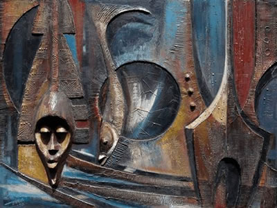 UNTITLED 1990 by Chuks Anyanwu - Auction record, sale price, and art valuation. Compare with similar artists and explore comparable artworks.