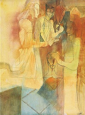 Sample artwork by Octav Grigorescu (1933 - 1987), known for painting - View similar artists and auction records