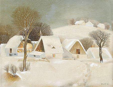 Sample artwork by Virgil Mancas (Born 1951), known for painting - View similar artists and auction records