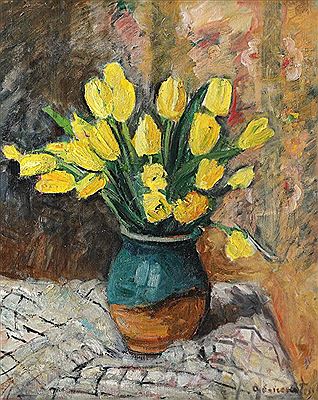 Yellow tulips