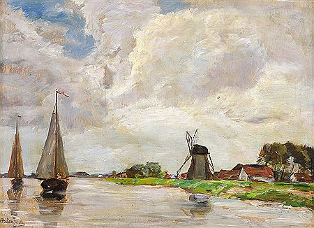 Canal în Normandia by Richard Falkenberg - Auction record, sale price, and art valuation. Compare with similar artists and explore comparable artworks.