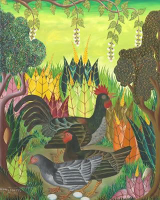 Hens and Rooster