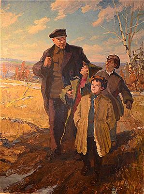 Lenin with children, Spring of life