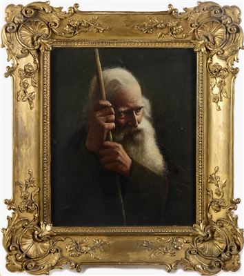OLD MAN WITH A STICK