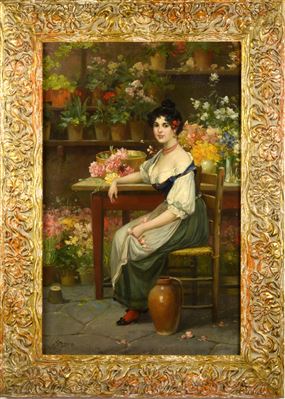 Sample artwork by Josef Johann Suss (1857 - 1937), known for austrian painter, vienna academy, often signed with the pseudonym danty, known for his artwork style and medium. - View similar artists and auction records