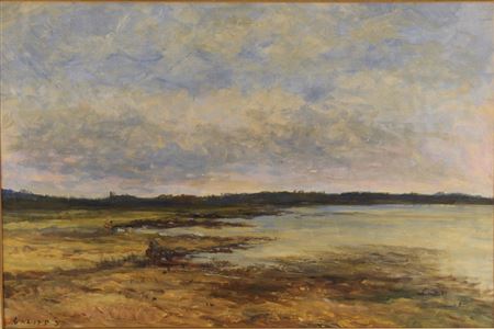 LANDSCAPE WITH A POND